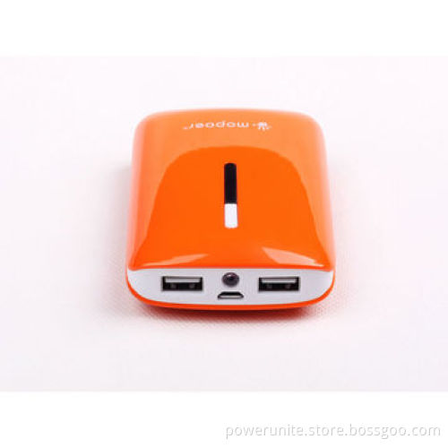 Mobile Power Bank with LED Torch, 6,600mAh Capacity